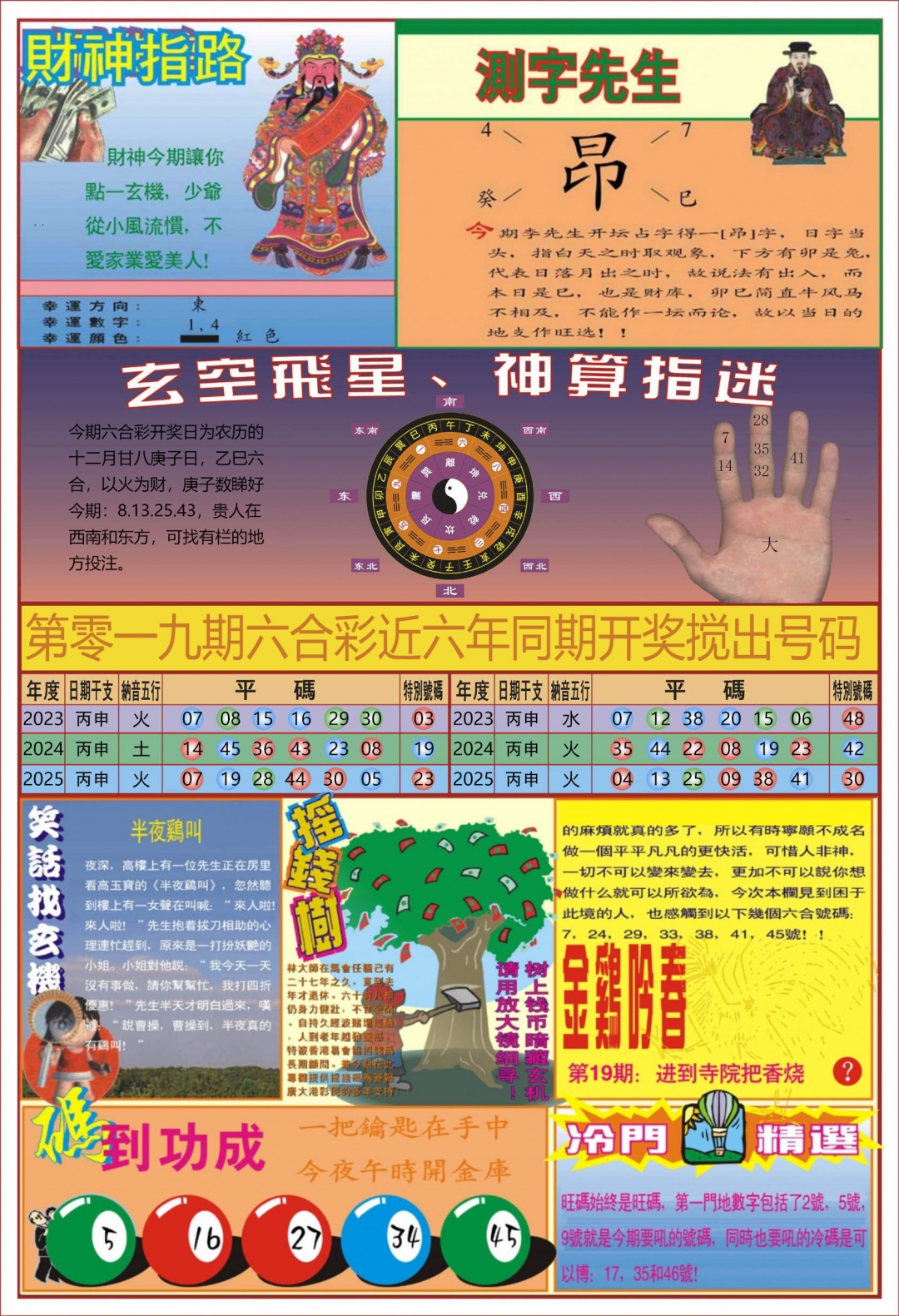 019期中四柱预测B[图]